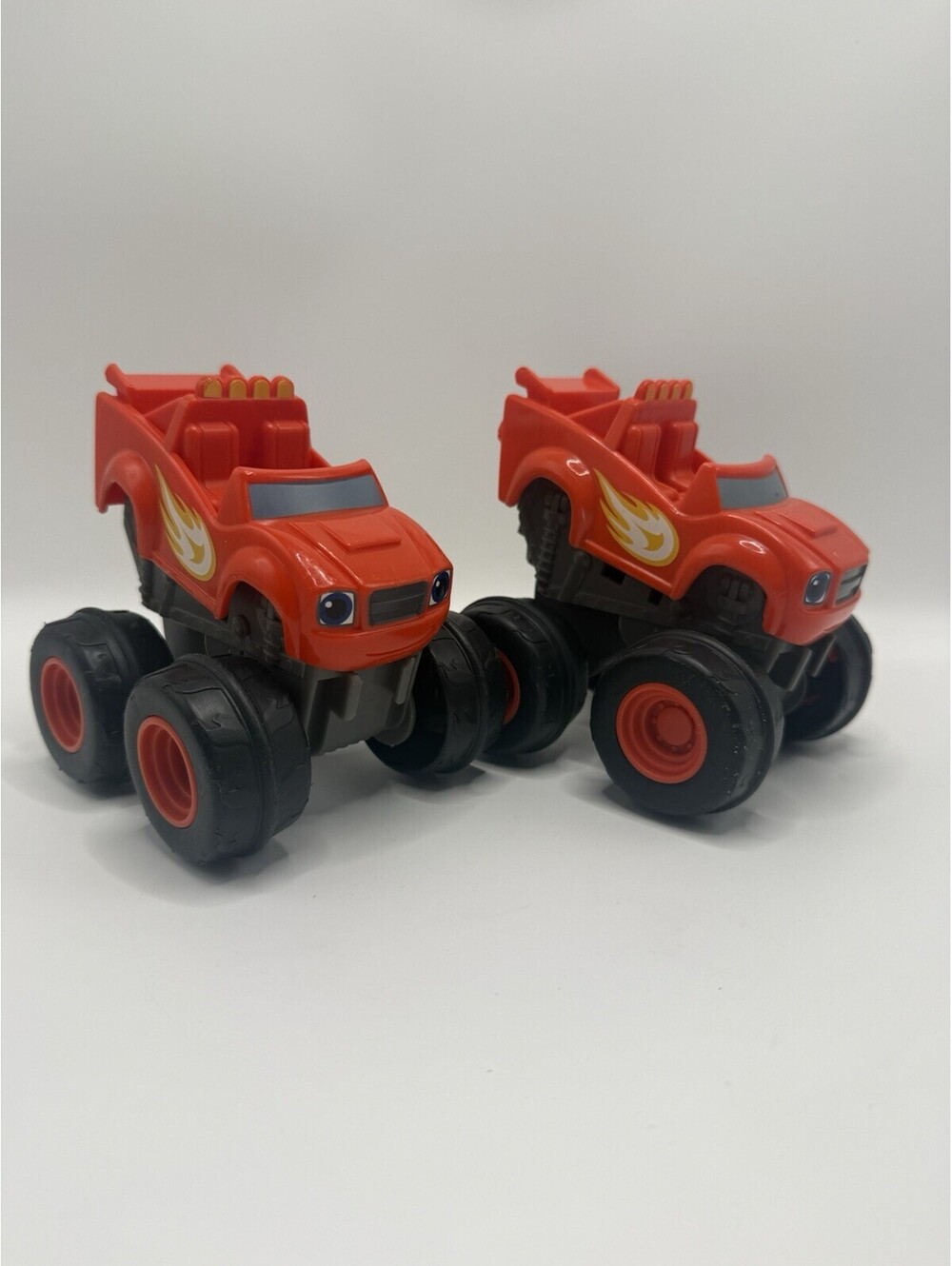Blaze and the Monster Machines Blaze Truck Diecast Viacom Mattel 2014 Lot Of 2
